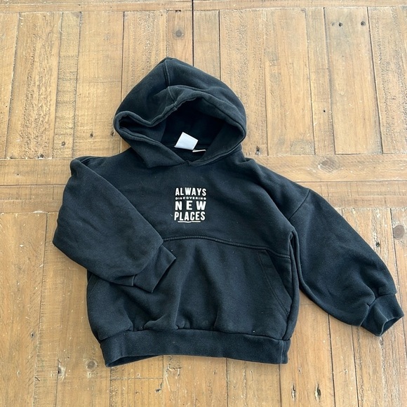 Zara black adventure hoodie - Picture 1 of 7